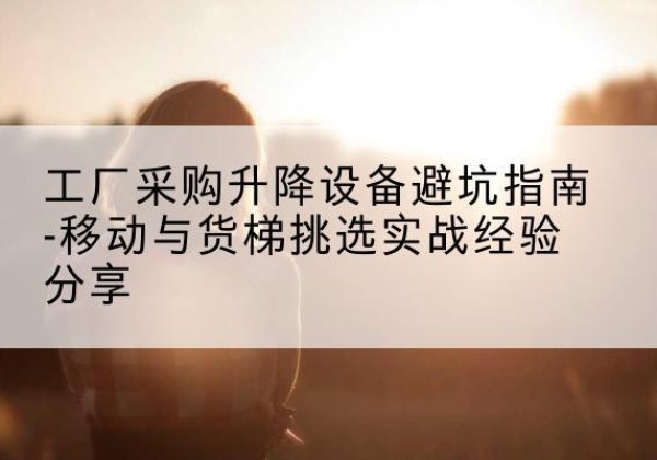平江移动式升降机怎么选-工厂采购升降设备避坑指南-移动与货梯挑选实战经验分享